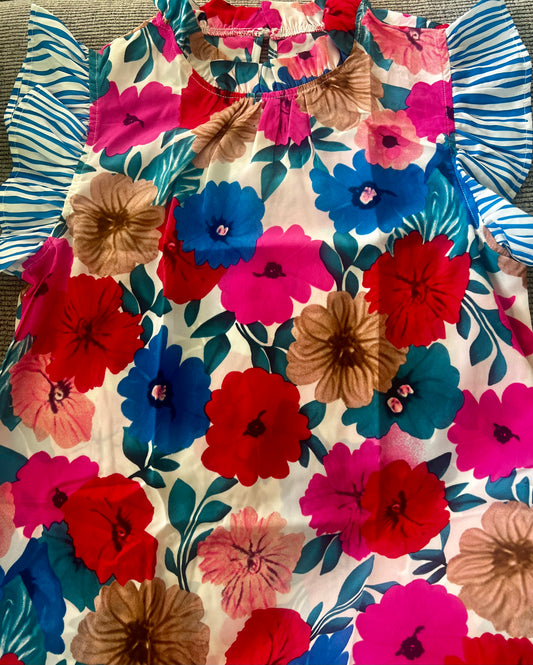 Chic floral blouse